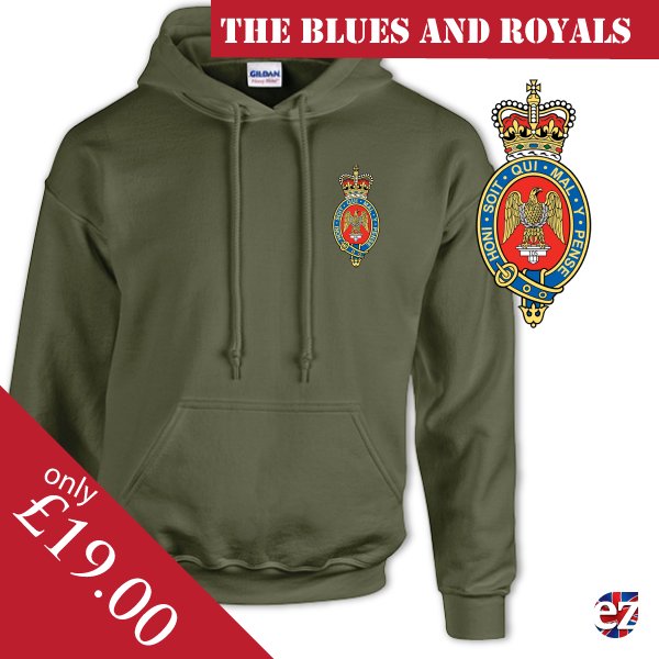 EZMilitary's tweet image. The Blues and Royals - Hoodie with embroidery | goo.gl/LlGIf0  #rthebluesandroyals