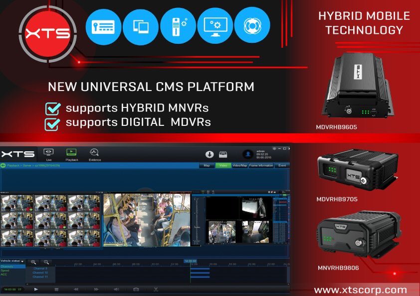 XTSCORPLatam's tweet photo. Descubre los nuevos MDVR Híbridos de @XTSCORP. Tecnología #IP en vigilancia móvil. https://t.co/ZCdMBKOWpT https://t.co/Ht2gctNsrz