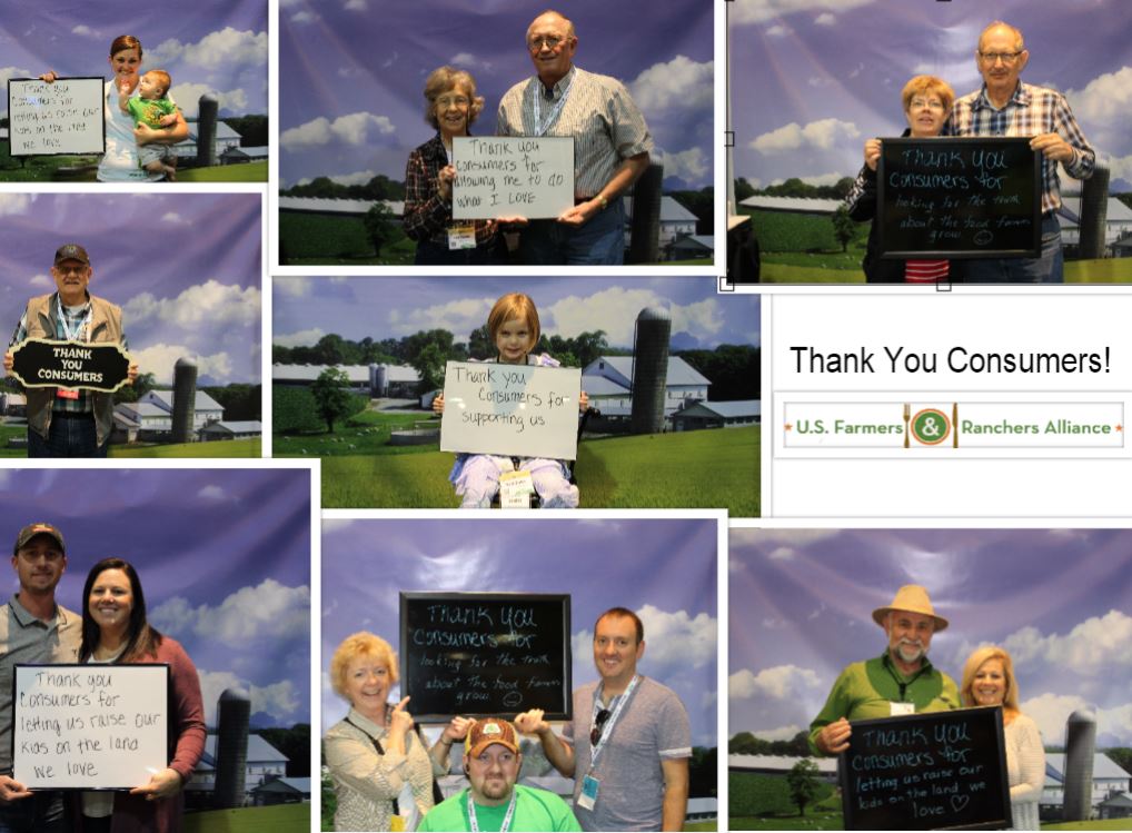 USFRA's tweet photo. We're thanking consumers at our booth at #Classic16. What would you thank a consumer for? #thankyouconsumers https://t.co/bNt6uyOlYz