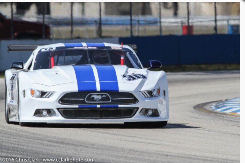 EbbenBuilt Motorsports on Twitter "Cliff running the new Mustang body