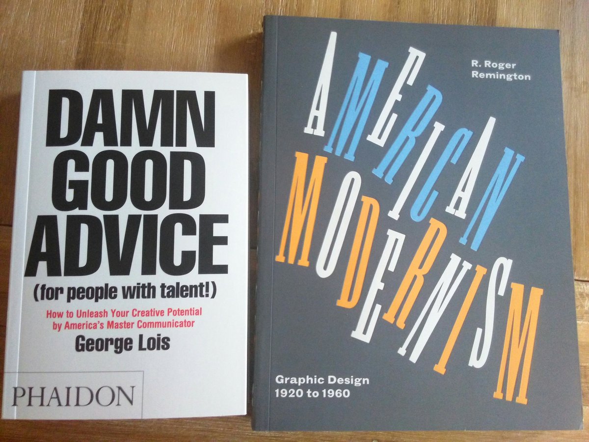 BoaMulder's tweet photo. My latest #books  on the #history of #american #graphicdesign.  #georgelois #saulbass #paulrand https://t.co/qBA21PiDG8