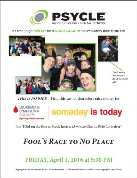 psyclepa's tweet photo. Join us and ride for a good cause! #aprilfoolishness #SaveTheDate #racetoanyplace #indoorcycling #mentalfitness https://t.co/O3AXTIEDzl