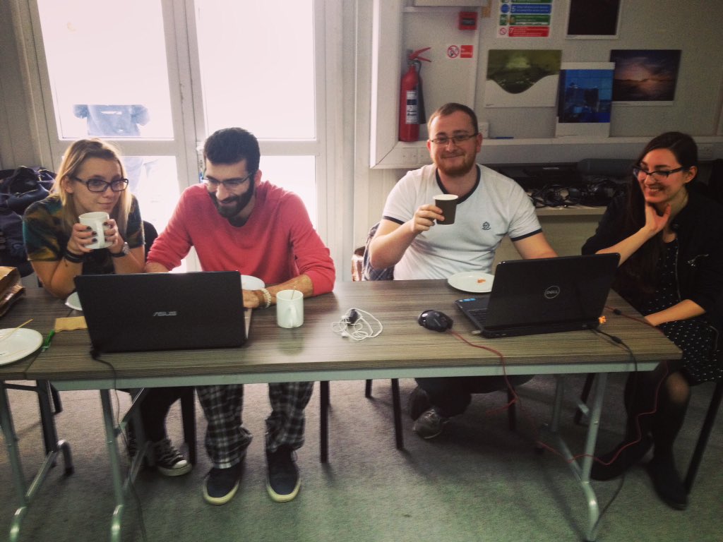 CCMCCyprus's tweet photo. Intro to #Video Production #training day 3 complete! Congrats to our fab students, you guys rock! https://t.co/5CcwetqXto