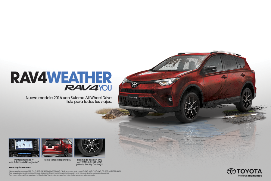 toysantafe's tweet photo. Olvídate de los problemas climáticos. Con #RAV42016 sólo preocúpate por poner el destino. https://t.co/vigVaJciLA