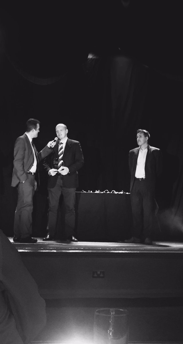 Our very own Mark Moncrieff presenting the Sports Personality of the year award🏆