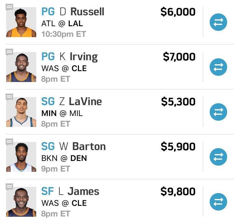 BillNg511's tweet image. NBA #Cash game suggestions via @erickeiser #DraftShot @DraftshotAsh @dfs_mike