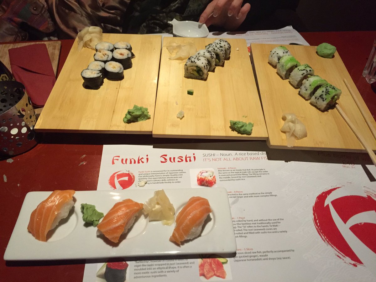AudioFeedPA's tweet photo. Amazing Sushi in Bournemouth @Funki_Sushi #sushi #bournemouth #gothere https://t.co/ADbWIvRMIZ