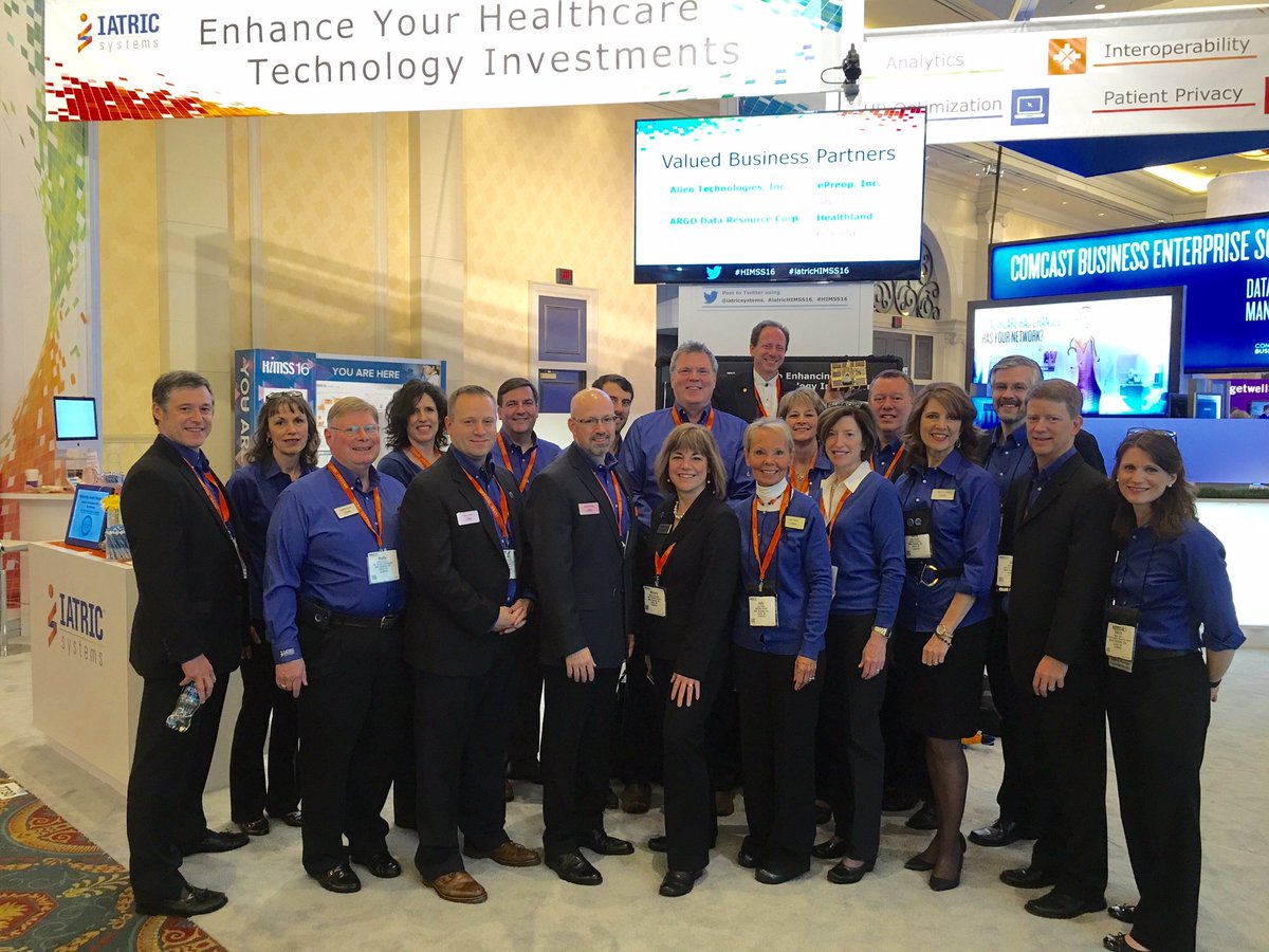 IatricSystems's tweet photo. Thx to everyone who came by @ #HIMSS16! Safe travels. If you missed us, let us know how we can help! #iatrichimss16 https://t.co/rR3bdBYzHd