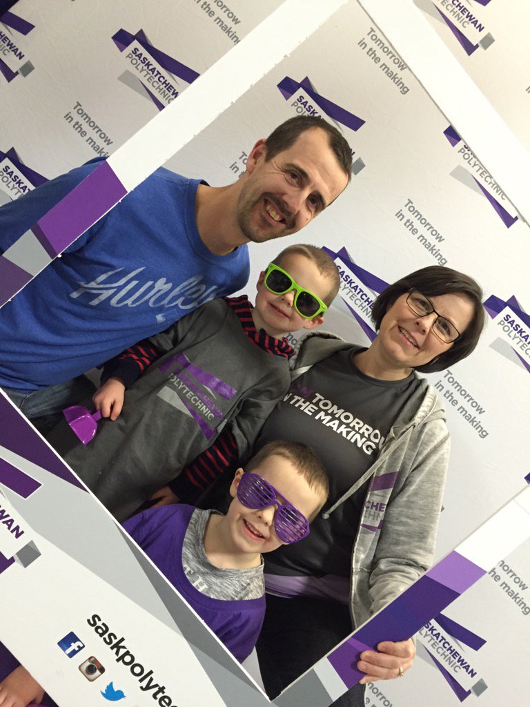 slmamer's tweet photo. At the game! #SaskPolytechWHL @SaskPolytech @BladesHockey https://t.co/9Wv0K8fNIm