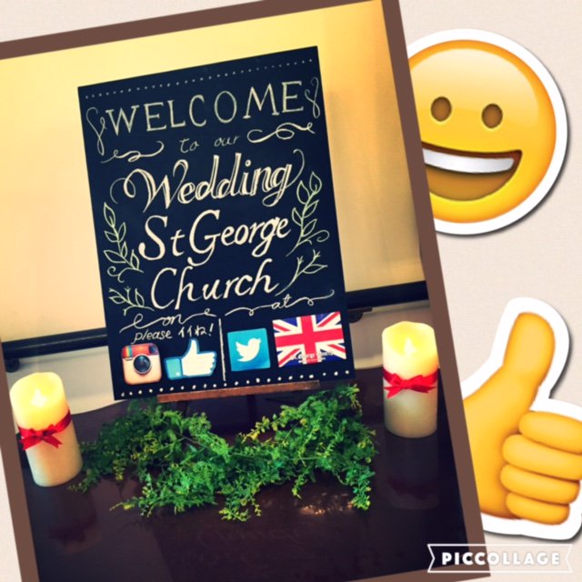 公式 仙台セント ジョージ教会 Pa Twitter 黒板を使ったウェルカムボードが流行中 １００円ショップなどでも手に入りますし 塗るだけで黒板になる塗料もあるので 試してみてはいかがですか ジョージがいいね チョークボード ウェルカムボード 仙台