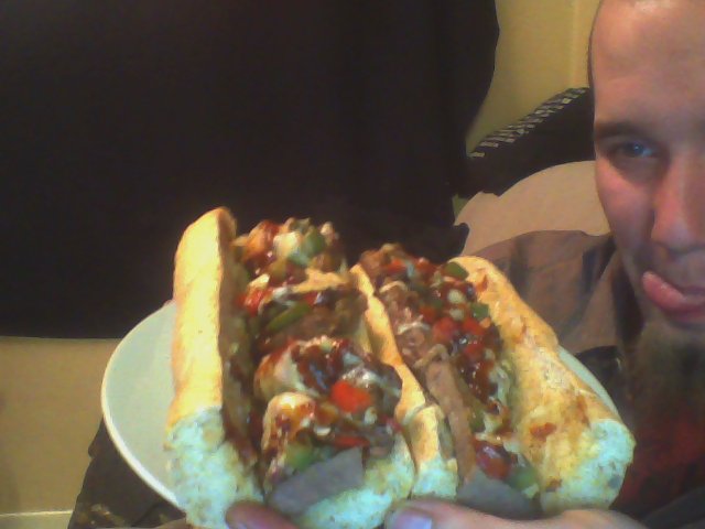 Made me a late night snack :P More like a late night meal though #midnightmunchies Philly Cheesesteak<a href="/tag/midnightmunchies"class="tags"><span>#midnightmunchies</span></a>