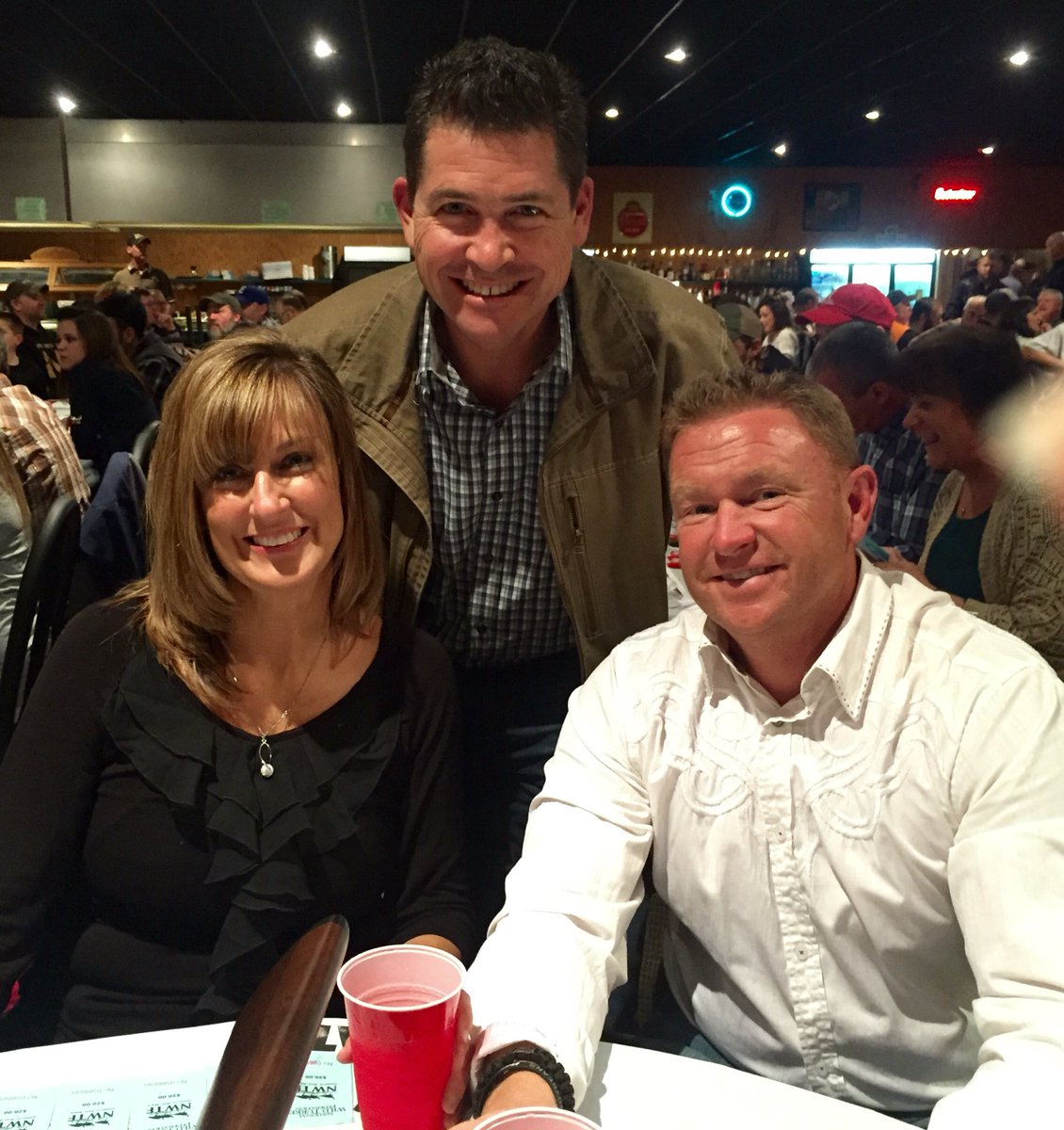 KyleMcCarterIL's tweet photo. Fun night in #IL15 w/Rick & Kim Davidson in Marshall at Wild Turkey Federation dinner #votemccarter https://t.co/op2kIDVzp6