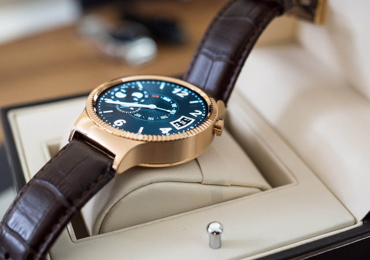 huawei watch gold plated stainless steel