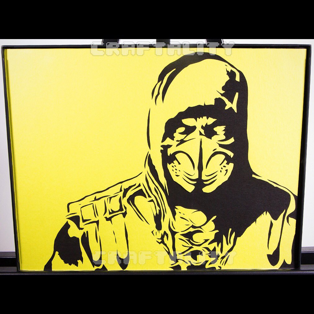 Craftality's tweet image. #mkx #scorpion 11x14 framed papercut :) etsy.com/listing/270877…