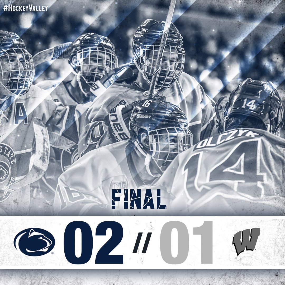 Penn State Menโs Hockey on Twitter: "FINAL: #PennState 2, Wisconsin 1 ...