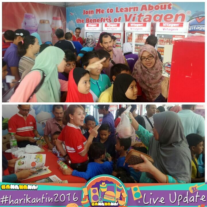 tv3malaysia's tweet image. #harikantin2016 diaktifkan bersama vitagen! Memang meriah di sini.Tunggu apa lagi,jom serbu kami disini! #Bananana