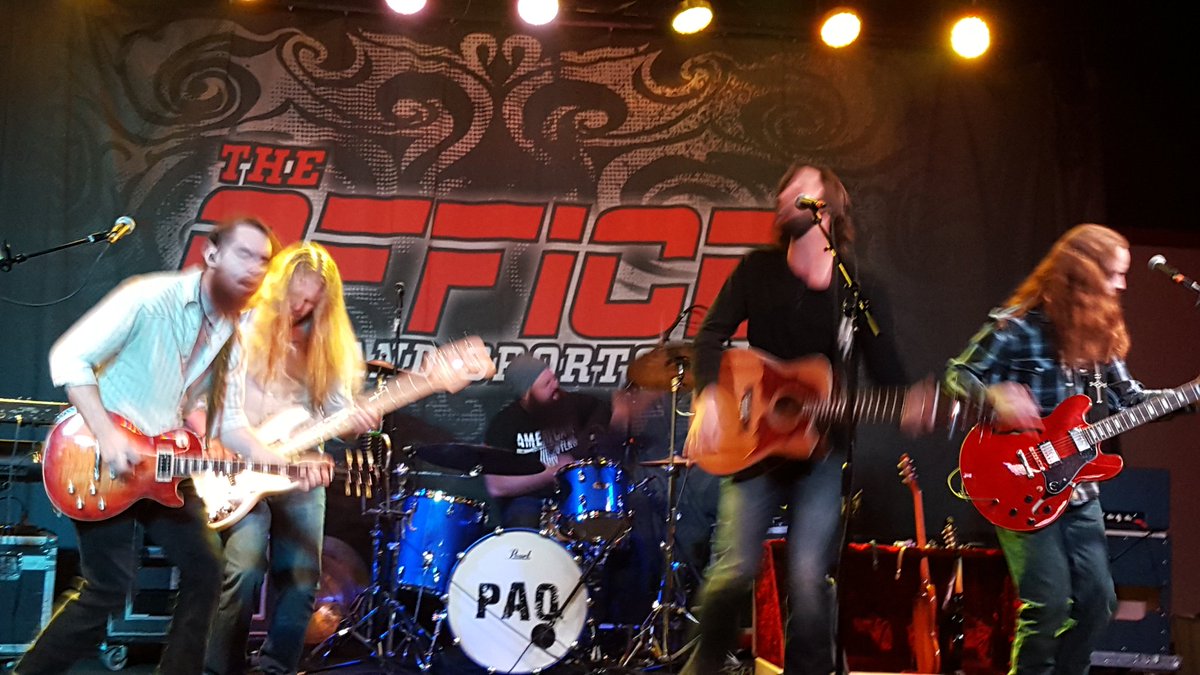 Lonestar995's tweet photo. The Dix Hat Band rockin' it at 50th &amp; Frankford. Opening for Prophets &amp; Outlaws. @Dixhatband @ProphetsOutlaws https://t.co/Cg76Ljdidu
