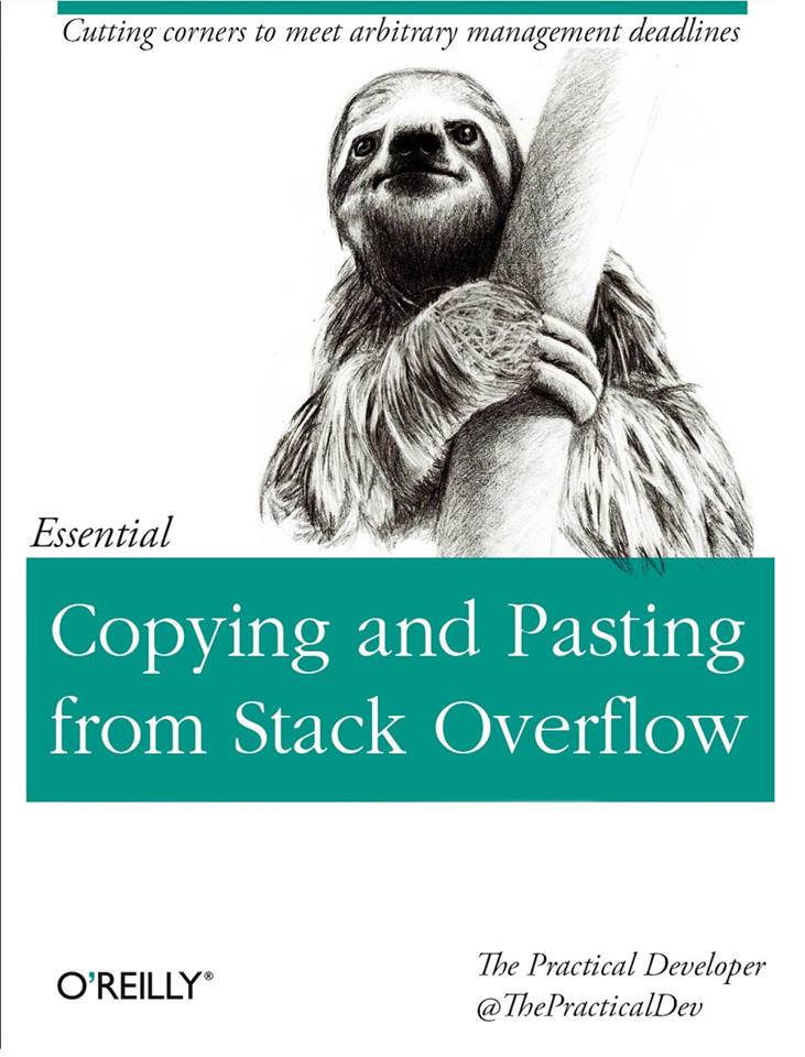 CreativeBakchod's tweet image. Best Software Engineering Book Ever :P
#JustCoderThings