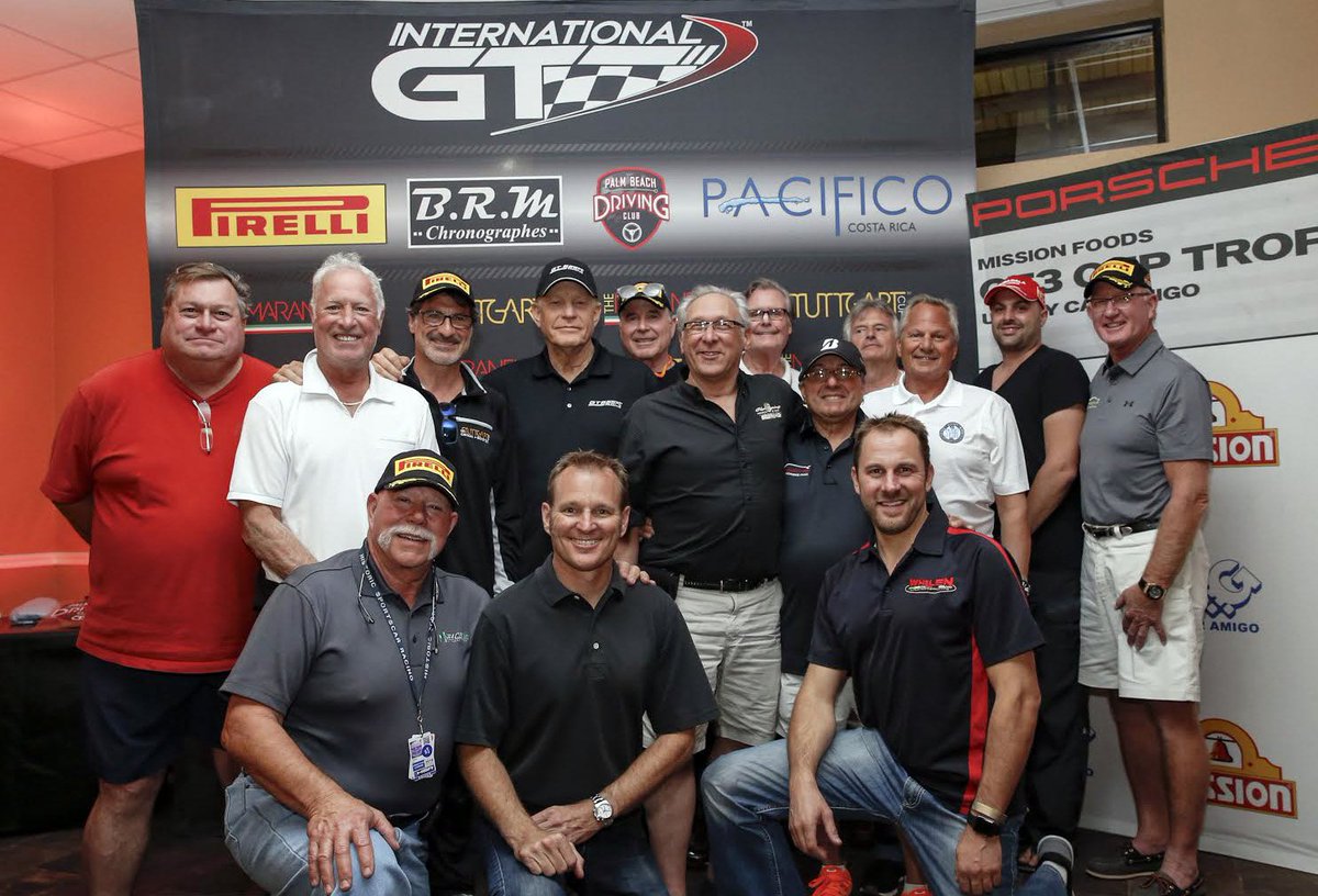 #InternationalGT <a href="/sebringraceway/">Sebring International Raceway</a> presented by <a href="/RacerInk/">RacerInk</a> driver picture tonight at 2015 Awards Celebration. #Quality