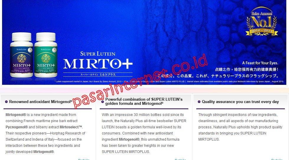 Promo harga murah Super lutein Mirtoplus