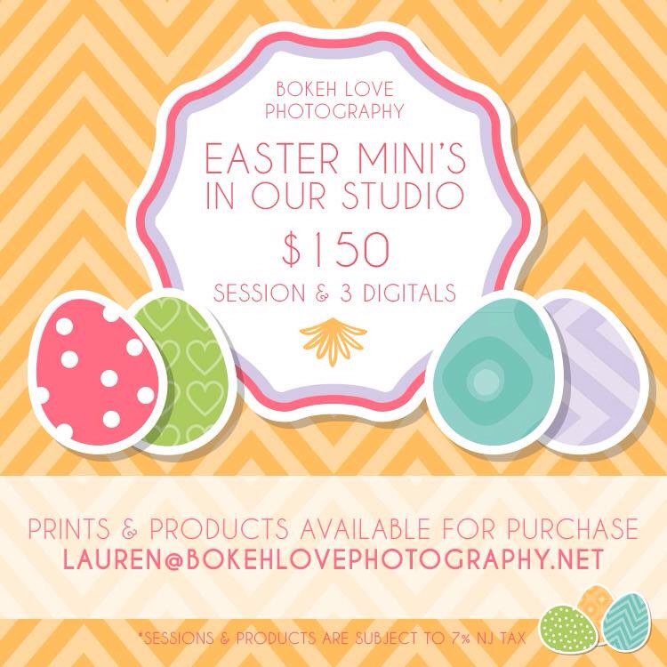 BokehLovePhotog's tweet image. EASTER MINI'S
$150 Session &amp;amp; 3 Digitals Lauren@bokehlovephotography.net  
#easterminisession #gallowaynj