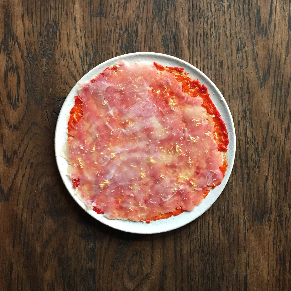 Sea bream carpaccio, sour peppers <a href="/Embla_Melbourne/">Embla_Melbourne</a>