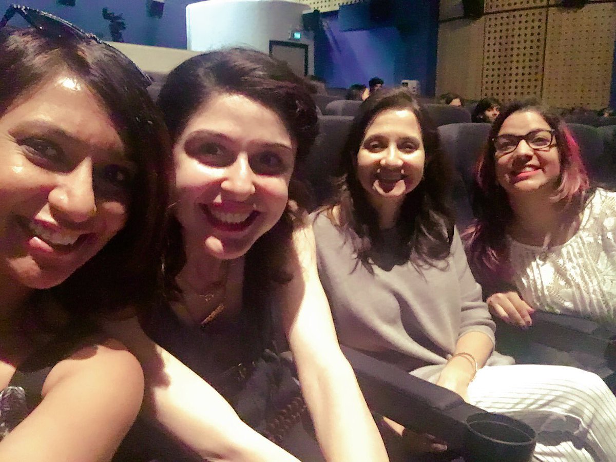 Hanging with these rockstars today! <a href="/sherryshroff/">Scherezade Shroff</a> <a href="/anupamachopra/">Anupama Chopra</a> @awryaditi @YouTubeSpaceMum #WhoRunTheWorld