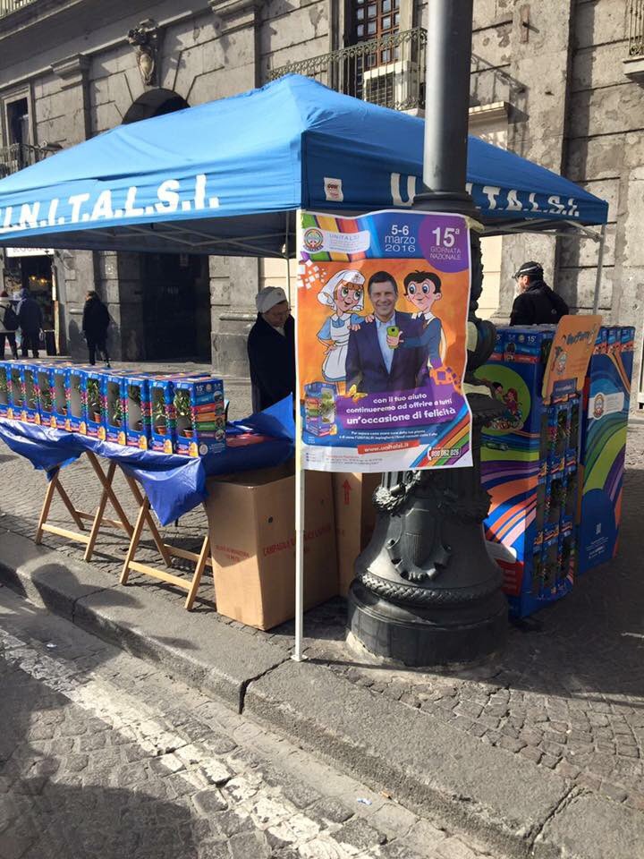 Unitalsi's tweet photo. Oggi e domani in oltre 3000 piazze. È la Giornata Nazionale Unitalsi #GN2016 https://t.co/BVrJ6sr4OZ