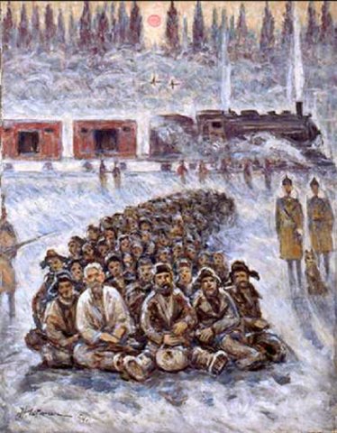 "Помер тот - помрет и этот": плакат в Москве к годовщине смерти Сталина - Цензор.НЕТ 2824