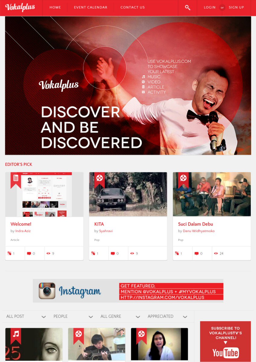 IndraAziz's tweet photo. Discover & B discovered! Showcase Ur vids, music, articles, gig schedules, on https://t.co/M7qpu2RHfr #singersonly https://t.co/DyLgmXj1uT