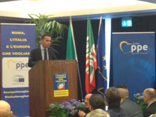 Alla convention sull'Europa organizzata da <a href="/Antonio_Tajani/">Antonio Tajani</a> <a href="/forza_italia/">Forza Italia</a> #Italiachevogliamo #Berlusconi