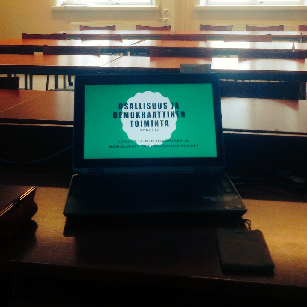 JennaLonka's tweet image. Vierailevana luennoitsijana! #ops2016 #opeopiskelijat #laaja-alainenosaaminen #monialainenoppimiskokonaisuus