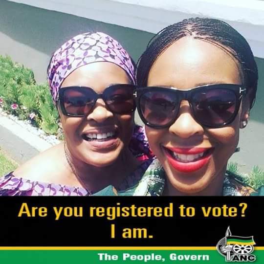 MYANC's tweet photo. #Onele has registered to vote. Go to #MyANC FB page and follow link at top to upload your photo https://t.co/Gr27yQaTYZ