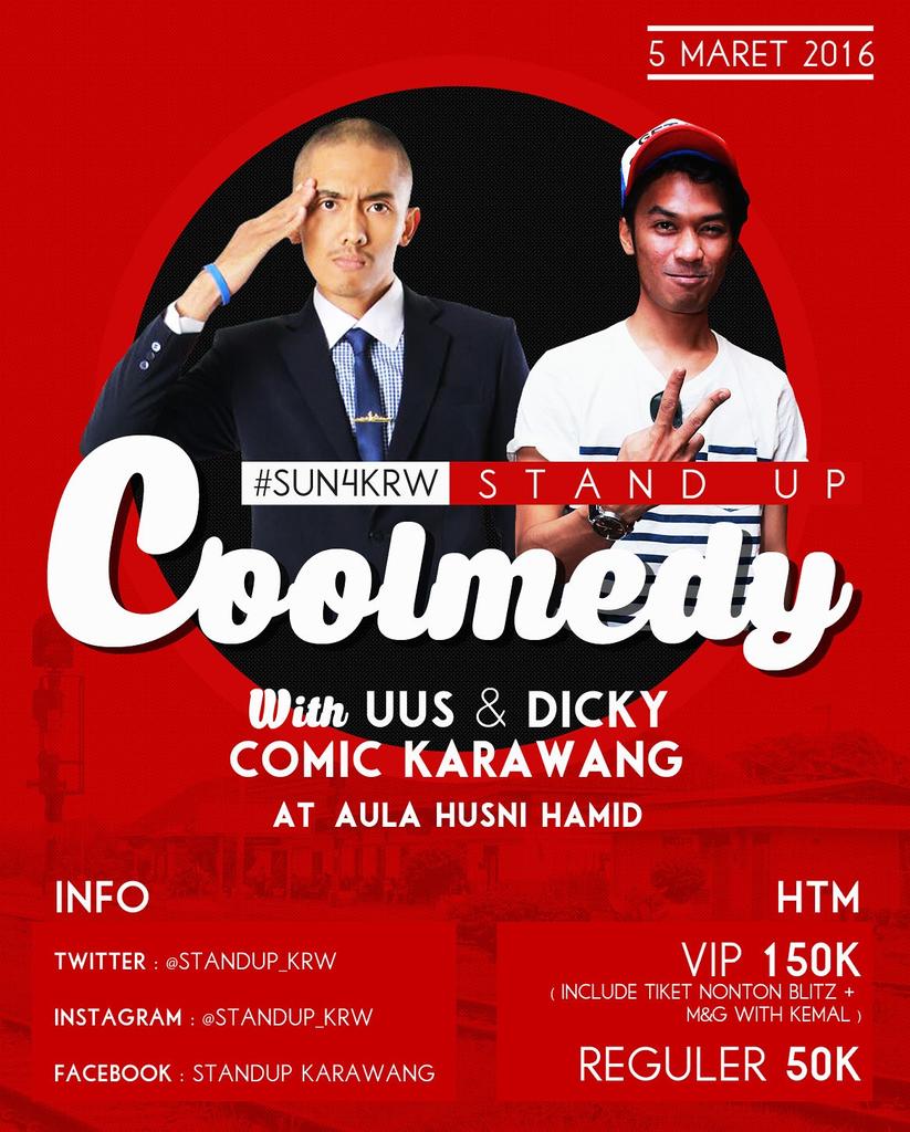 kemalpalevi's tweet image. Sukses utk mlm ini. #SUN4KRW RT @StandUp_KRW: MALAM INI SIKAAAT !!!! @Uus__ @DickyDifie