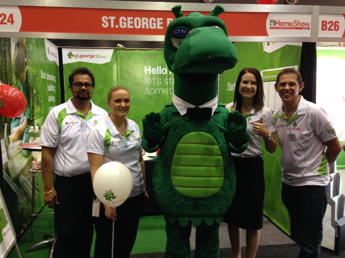 nickapps597's tweet photo. At #perthhomeshow St.George Bank with Happy the Dragon. Come say hello stall B24 https://t.co/OKSd4McWe1