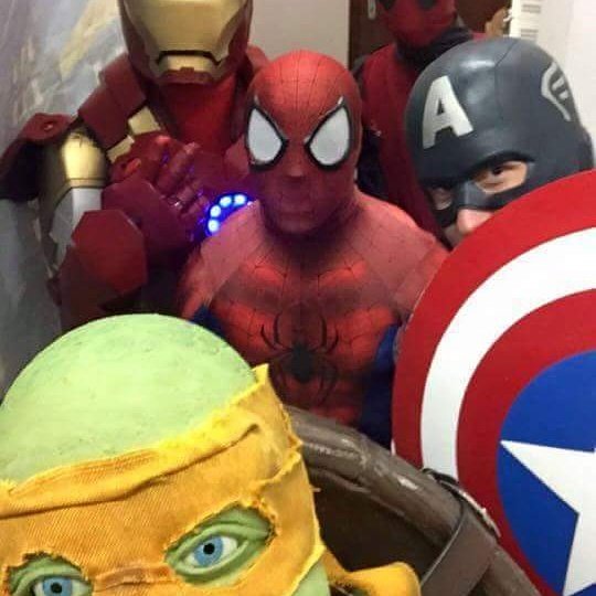 bdfagy's tweet image. Just a few of the hero's :-)