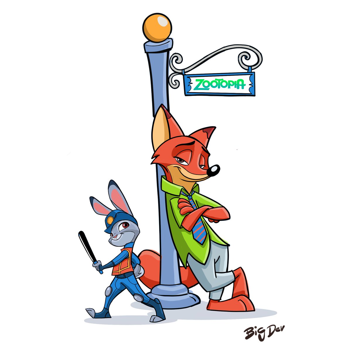BigDevStudio's tweet photo. @Sketch_Dailies #Sketch_Dailies #Zootopia https://t.co/v1SAyyiTik