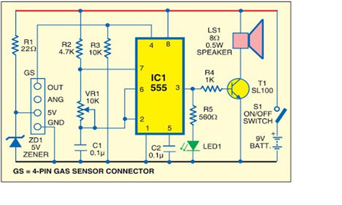 elprocus's tweet image. Gas lekage #mq6GasSensor Alram Circuit | #Electronicscircuit | #Electricalcircuit | #Engineeringcircuit.
