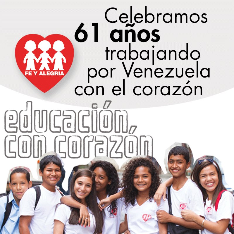 FeyAlegriaVE's tweet image. ¡Hoy estamos cumpliendo 61 años! #FeyAlegríaDeCumple