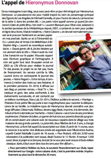 Article dans #Arras Actu ! Merci à l'équipe. Dans 273€, le projet est financé ! C'est le moment de participer ;-)