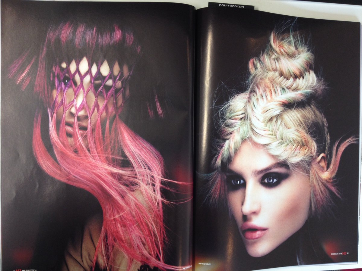 MarkLeesonSalon's tweet photo. How amazing does @markleeson3 ‘s collection ‘spectra’ look in @hji magazine! #hair #colour #markleeson https://t.co/ZrR7A5ekIj
