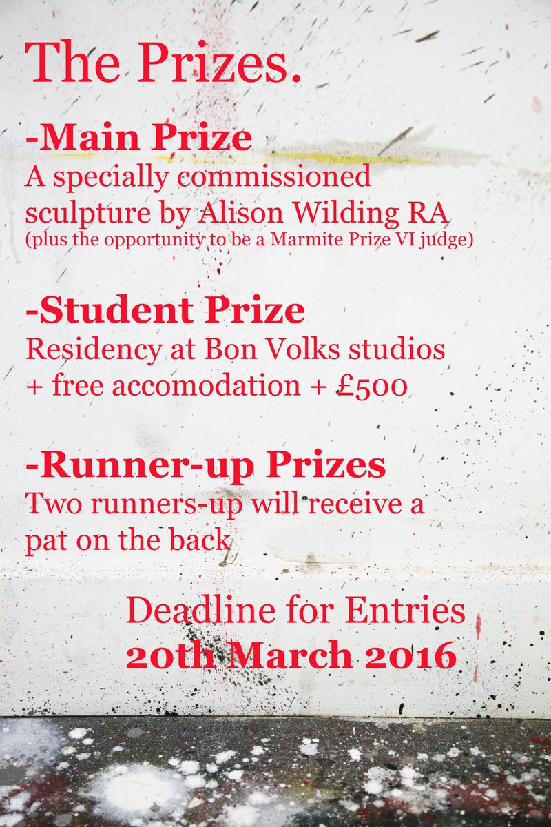Marmite Prize tweet media