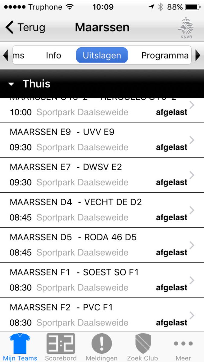 Het water staat de clubs van Daalseweide inmiddels ook letterlijk tot aan de lippen #waterpolo