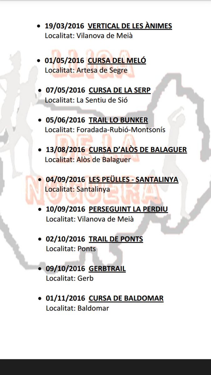 Presentació LLIGA DE LA NOGUERA (Lleida)