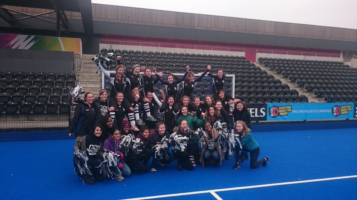 Cracking start to the day with a barnstorming 9-1 victory for BL women's hockey! #blmergercup #bldomination