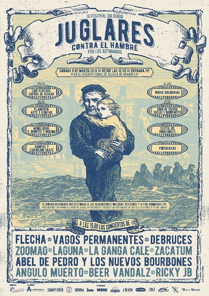 Hoy se celebra el IV Festival Solidario "Juglares Contra El Hambre" en ayuda a los refefugiad@s -  <a href="/alcaladehenares/">Alcalá de Henares</a>
