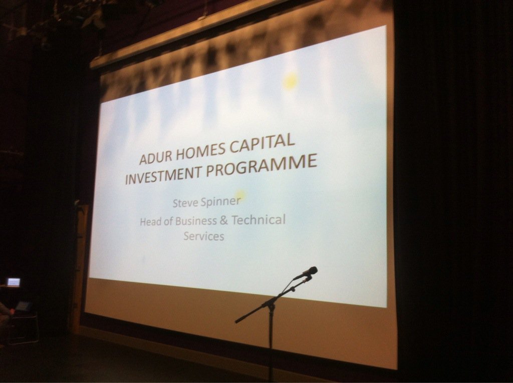 AdurHomes's tweet photo. All set up and ready to begin our #TenantsConference https://t.co/eLzJm2UrEA