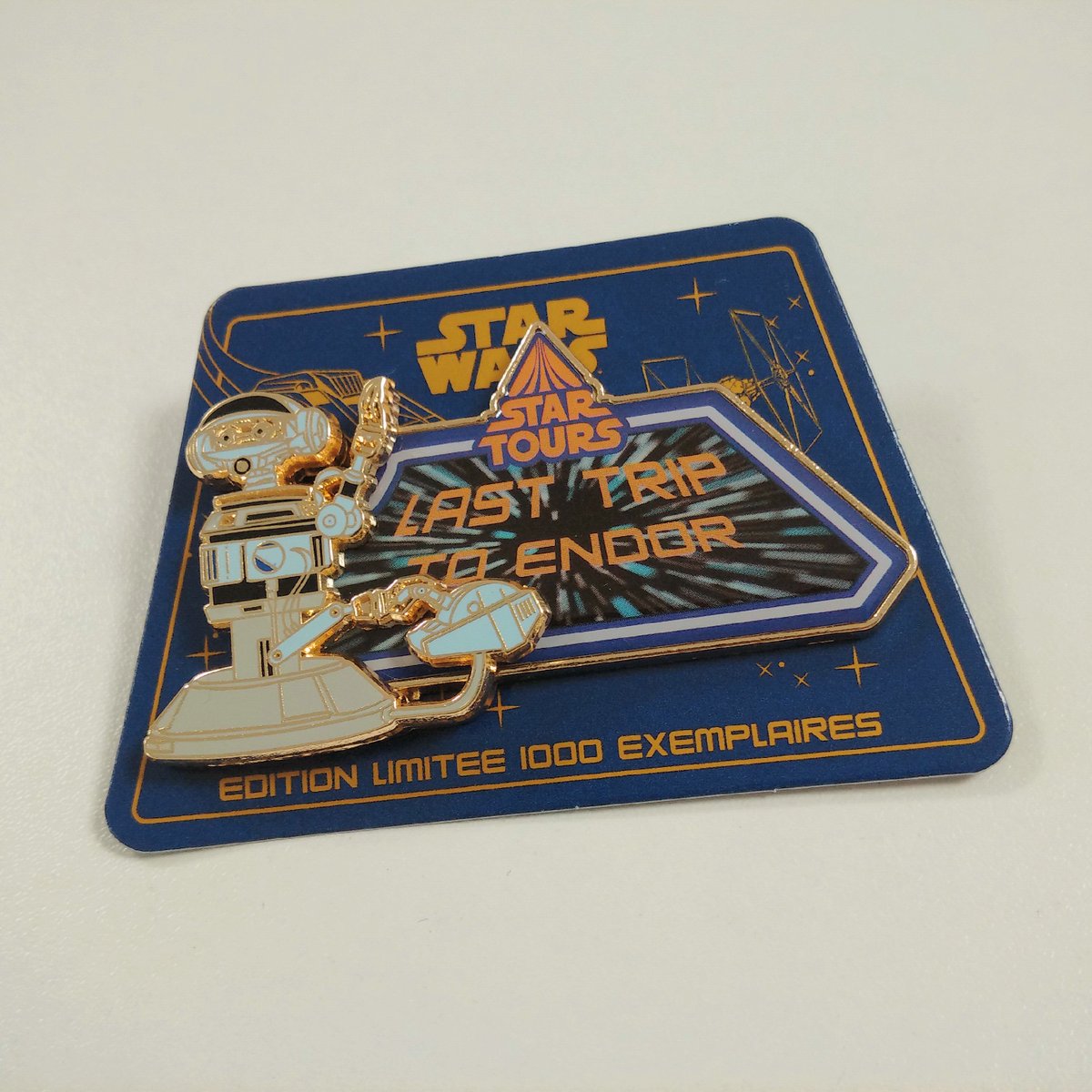 DisneylandBerry's tweet photo. 🎁 Follow &amp; RT until March 11 (11:59pm) for a chance to win this Last Trip to Endor pin! Good luck! https://t.co/KCJf6Lp8Lc