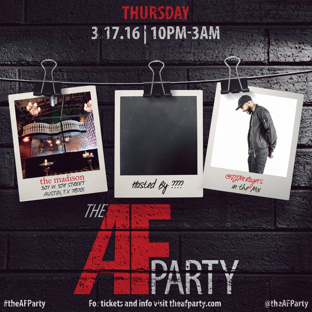 ImSandraDee's tweet photo. RT @TheAFParty: RSVPs are officially open for ladies! Hot girls link up😎 https://t.co/1agQvIf8xY #theafparty #sxsw https://t.co/t5ENugub2D