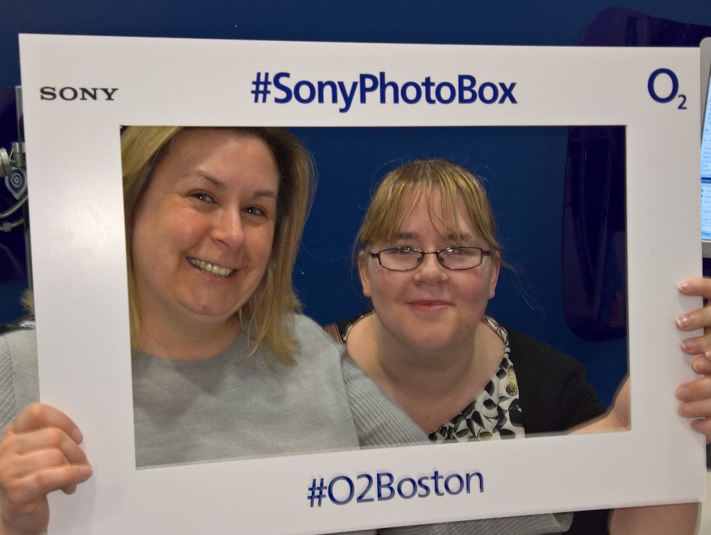 MattPetley's tweet image. #SonyPhotoBox having fun in #O2Boston